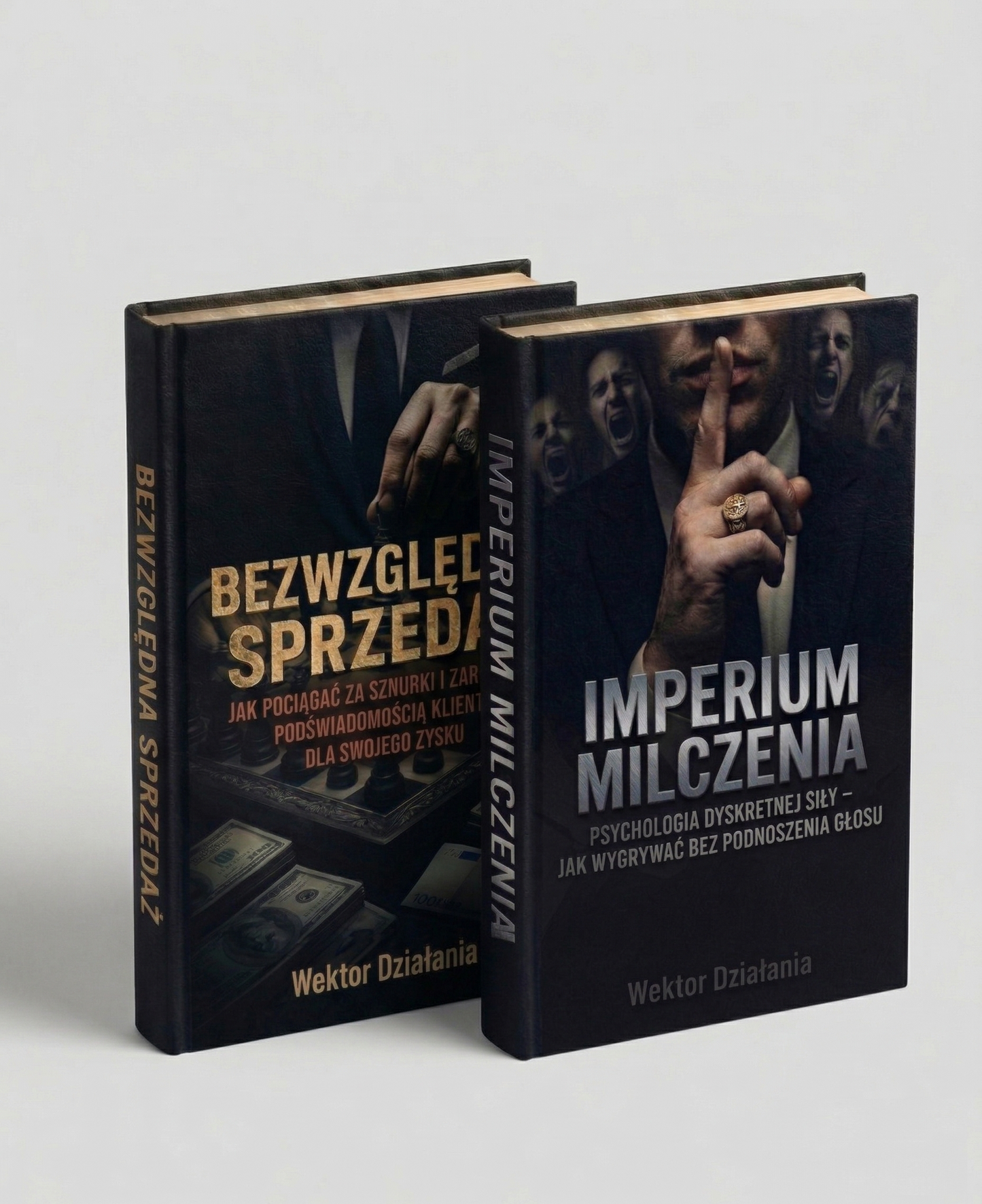 ZESTAW KSIĄŻEK PAPIEROWYCH - BEZWZGLĘDNA SPRZEDAŻ + IMPERIUM MILCZENIA