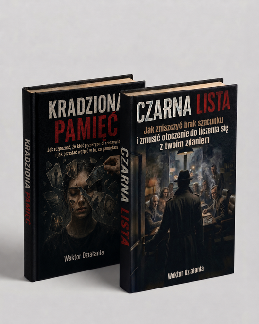 ZESTAW NIEPODWAŻALNEJ PEWNOŚCI – KRADZIONA PAMIĘĆ + CZARNA LISTA